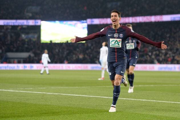 11 ANGEL DI MARIA (psg) - JOIE FOOTBALL : Paris SG vs Marseille - Coupe de France - 28 02 2018 AnthonyBIBARD FEP Panoramic 