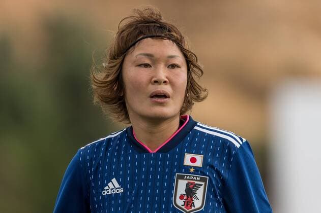 Mizuho Sakaguchi of Japan women during the Algarve Cup 2018 match between Japan and the Netherlands at the Estadio Municipal da Bela Vista on February 28, 2018 in Parchal, Portugal Algarve Cup 2018 2017 2018 xVIxVIxImagesx xGerritxvanxKeulenxIVx 10218710