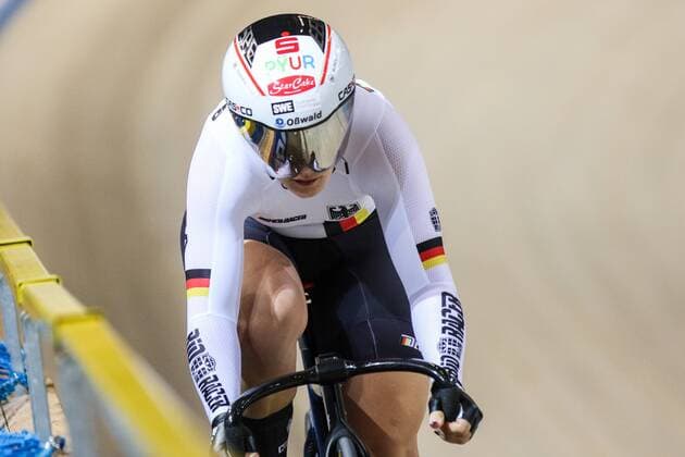 March 1, 2018 - Apeldoorn, Netherlands - Germany s Kristina Vogel takes part in a qualifying round for the women s sprint during the UCI Track cycling Rad Radsport Bahnrad Bahn World Championships in Apeldoorn on March 1, 2018. Track cycling world championships Apeldoorn 2018 day 2  - ZUMAn230 20180301_zaa_n230_282 Copyright: xFotoxOlimpikx