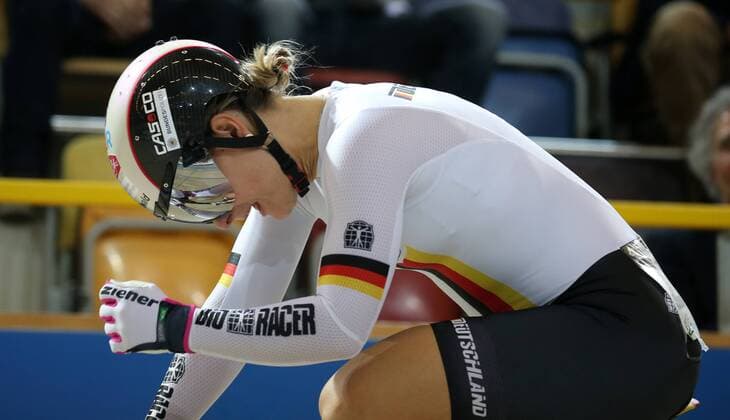 Womens Sprint World Champion Kristina VOGEL GER Germany Germany UCI 2018 Track Cycling World Championships UCI Track World Championships 2018 Apeldoorn NED 02 03 2018 Photo M Your PROMEDIA PHOTO 2018 Track Cycling World Championships