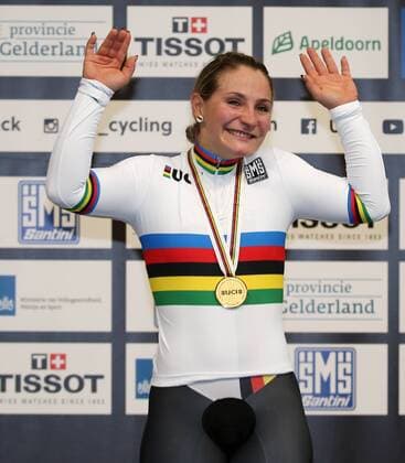 UCI 2018 Track Cycling World Championships 2018 Apeldoorn NED 02 03 2018 xmdx Womens Sprint Finals World Champion Kristina VOGEL GER Germany Germany gold 2018 Track Cycling World Championships