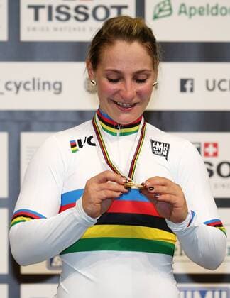 UCI 2018 Track Cycling World Championships 2018 Apeldoorn NED 02 03 2018 xmdx Womens Sprint Finals World Champion Kristina VOGEL GER Germany Germany gold 2018 Track Cycling World Championships