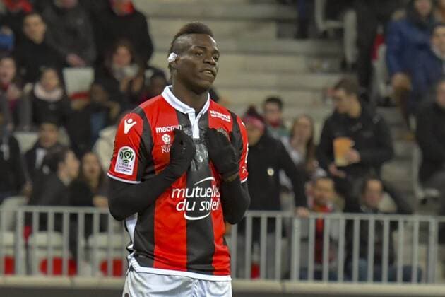 Mario Balotelli (OGC Nice) FOOTBALL : OGC Nice vs Lille - Ligue 1 - Nice - 02 03 2018 NorbertScanella Panoramic 