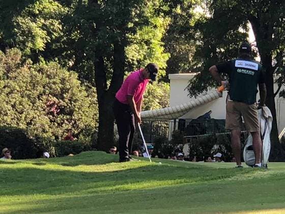 March 3, 2018 - CIUDAD DE MEXICO, Golf WGC Mexico.- Actuacion del indio Shubhankar Sharma, en el WGC Mexico Championship, este sabado 3 de marzo 2018, en el Club de Golf Chapultepec. En donde rescato el par en el ultimo hoyo para mantener ventaja durante la tercera ronda y seguir como lider. Foto: Agencia EL UNIVERSALRamon TrevinoMAR Latin News: March 3, 2018  - ZUMAu78_ 20180303_zaf_u78_079 Copyright: xElxUniversalx