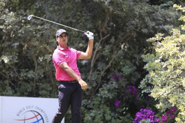 March 3, 2018 - CIUDAD DE MEXICO, Golf WGC Mexico.- Actuacion del indio Shubhankar Sharma, en el WGC Mexico Championship, este sabado 3 de marzo 2018, en el Club de Golf Chapultepec. En donde rescato el par en el ultimo hoyo para mantener ventaja durante la tercera ronda y seguir como lider. Foto: Agencia EL UNIVERSAL MAR Latin News: March 3, 2018  - ZUMAu78_ 20180303_zaf_u78_093 Copyright: xIrvinxOlivaresx