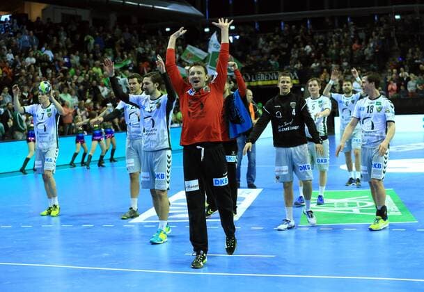 GER EHF Cup 2018 FUEL BERLIN VS Helvetia Anaitasuna 04 03 2018 Max Schmeling Halle Berlin GER EHF Cup 2018 FUEL BERLIN VS Helvetia Anaitasuna in the picture Petr Stochl Fuechse Berlin 71 Fuechsespieler nordphotox xEngler nph00076