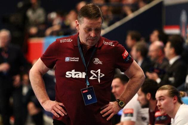 Alfred Gislason (Kiel) HANDBALL : Velux EHF Champions League - 14eme journee - Paris Saint-Germain Handball vs THW Kiel - 04 03 2018 KevinDomas Panoramic 