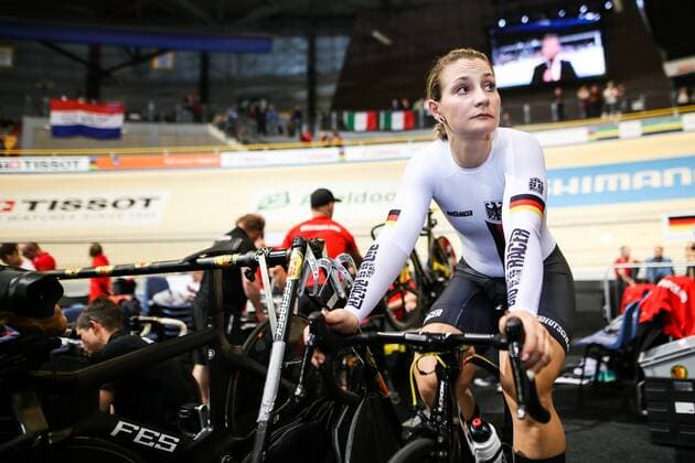 March 4, 2018 - Apeldoorn, Netherlands - Kristina Vogel (GER) .during UCI Track cycling Rad Radsport Bahnrad Bahn World Championships Apeldoorn 2018, in Apeldoorn, Netherlands, on March 4, 2018. UCI Track Cycling World Championships Apeldoorn 2018  - ZUMAn230 20180304_zaa_n230_299 Copyright: xFotoxOlimpikx