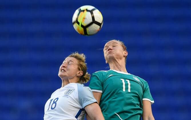 Themen der Woche - SPORT Bilder des Tages - SPORT March 4, 2018 - Harrison, NJ, USA - Harrison, N.J. - Sunday March 04, 2018: Alexandra Popp during a 2018 SheBelieves Cup match between the women s national teams of the Germany (GER) and England (ENG) at Red Bull Arena. Alexandra Popp - ZUMAt139 20180304_zaa_t139_112 Copyright: xBradxSmithx