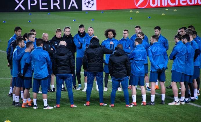 Ambiance FOOTBALL : Entrainement du Real Madrid - Ligue des Champions - Paris - 05 03 2018 FedericoPestellini Panoramic 