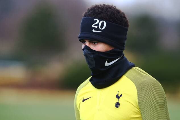 March 6, 2018 - Enfield, England, United Kingdom - Tottenham Hotspur s Dele Alli.during a Tottenham Hotspur training session ahead of the UEFA Champions League Round of 16 match against Juventus at Tottenham Hotspur Training centre on 06 March, 2018 in Enfield, England. Tottenham Hotspur Training Session & press conference PK Pressekonferenz  - ZUMAn230 20180306_zaa_n230_044 Copyright: xKieranxGalvinx
