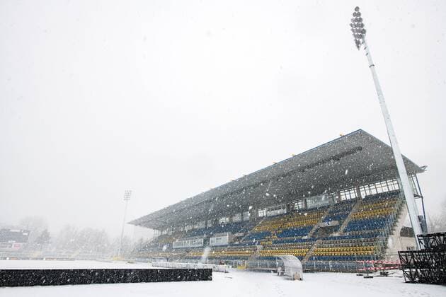 3 League Season 2017 2018 Home Match Carl Zeiss Jena vs Kickers Würzburg on 6 March 2018 Ernst Abbe Sportfeld