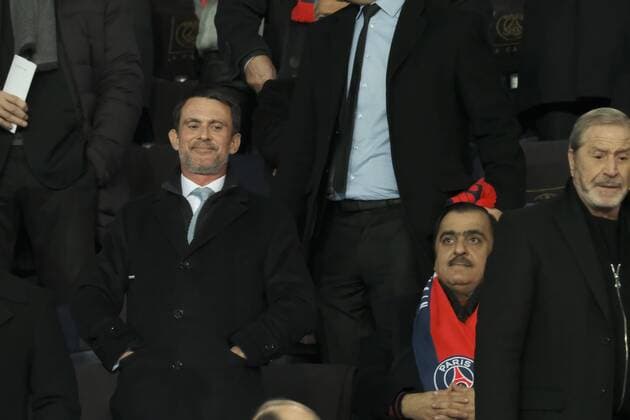 March 7, 2018 - Paris, Ile de France, France - the former French Prime Minister, DANIEL VALLS during the 8th finals of the Champions League match Paris SG against Real Madrid at the Parc des Princes Stadium in Paris - France..Real Madrid won 2-1 and qualifies for the quarter-finals Soccer 2018 - Paris SG 1-2 Real Madrid - ZUMAp119 20180307_zaf_p119_020 Copyright: xPierrexSteveninx