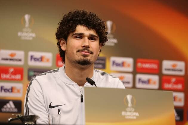 SOCCER - EL, Dortmund vs RBS DORTMUND,GERMANY,07.MAR.18 - SOCCER - UEFA Europa League, last sixteen, Borussia Dortmund vs Red Bull Salzburg, preview, press conference PK Pressekonferenz RBS. Image shows Andre Ramalho (RBS). GEPAxpictures xMathiasxMandl