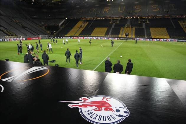 SOCCER - EL, Dortmund vs RBS DORTMUND,GERMANY,07.MAR.18 - SOCCER - UEFA Europa League, last sixteen, Borussia Dortmund vs Red Bull Salzburg, preview, final training RBS. Image shows an overview. GEPAxpictures xMathiasxMandl