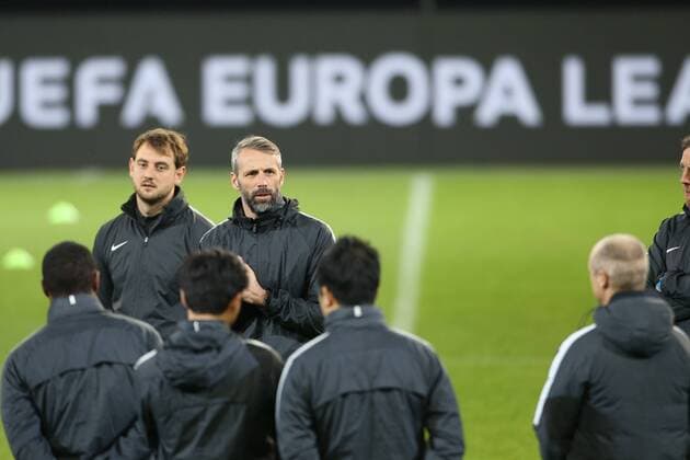 SOCCER - EL, Dortmund vs RBS DORTMUND,GERMANY,07.MAR.18 - SOCCER - UEFA Europa League, last sixteen, Borussia Dortmund vs Red Bull Salzburg, preview, final training RBS. Image shows head coach Marco Rose (RBS). GEPAxpictures xMathiasxMandl