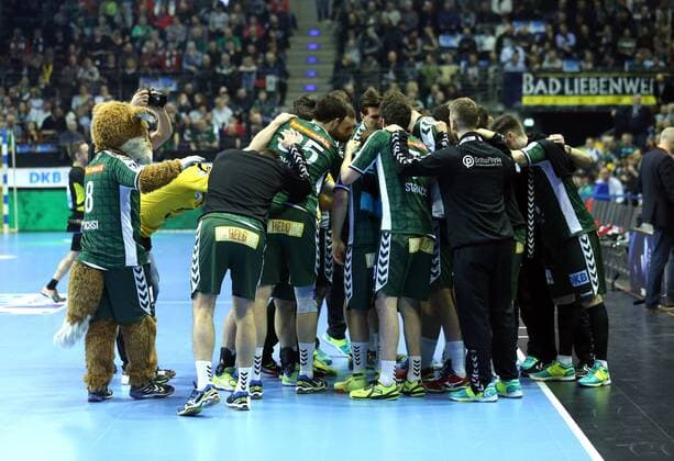 GER DHB Cup FUEL BERLIN VS SC Magdeburg 07 03 2018 Max Schmeling Halle Berlin GER DHB Cup FUEL BERLIN VS SC Magdeburg im Bild Fuechse Spielerkreis nordphotox xEngler nph00076