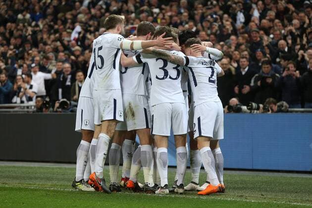 Tottenham Hotspur v Juventus UEFA Champions League Son Heung-Min of Tottenham Hotspur celebrates scoring his side?s 1st goal during the UEFA Champions League match at Wembley Stadium, London Content Not Available For UK Newspapers Copyright: xPaulxChestertonx FIL-11460-0017