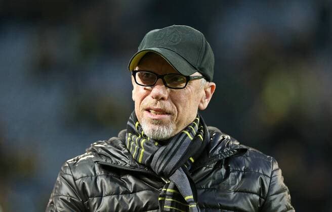 08 03 2018 Football UEFA Europa League 2017 2018 Round of 16 Borussia Dortmund RB Salzburg at Signal Iduna Park Dortmund Coach Peter Stöger Dortmund