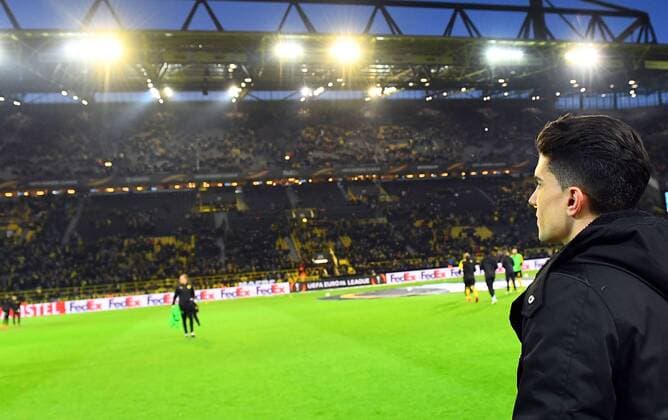 08 03 2018 xjhx Soccer Europa League Borussia Dortmund RB Salzburg emporer l Marc Bartra Dortmund