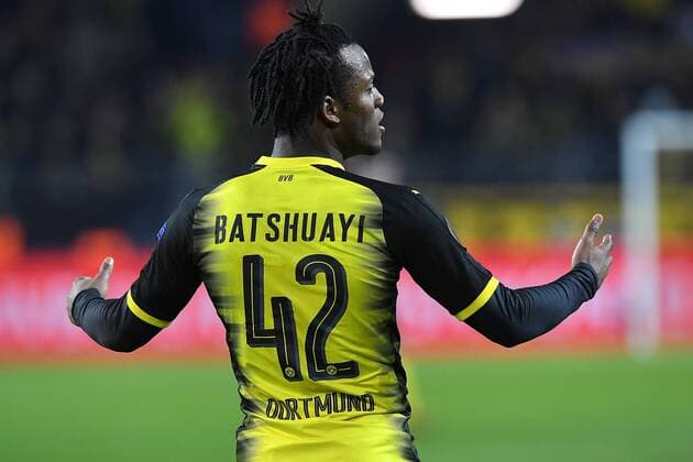 Football Europa League Round of 16 Borussia Dortmund FC Salzburg on 08 03 2018 at Signal Iduna Park in Dortmund Michy Batshuayi Dortmund disappointed xRx