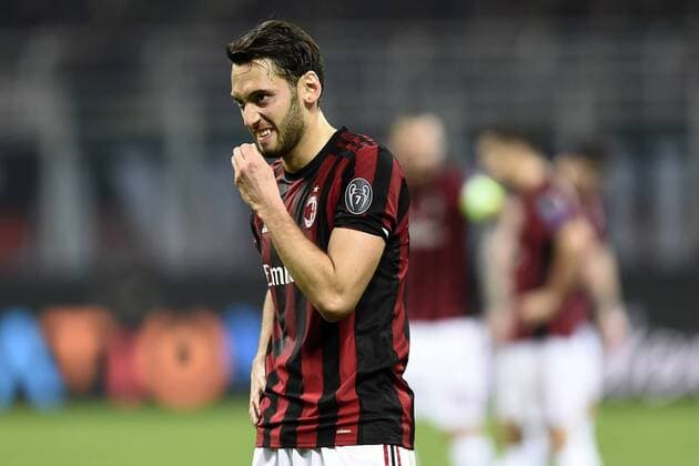 Db Milano 08 03 2018 - Europa League Milan-Arsenal foto Daniele Buffa Image nella foto: Hakan Calhanoglu 