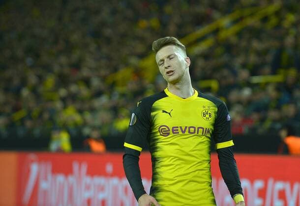 Dortmund Germany 08 03 2018 UEFA Europa League 2017 18 Season Round of 16 Borussia Dortmund Red Bull Salzburg Marco Reus BVB disappointed DeFodi521