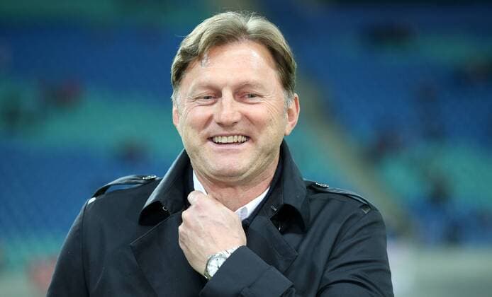 RB Leipzig St Petersburg Soccer Euro League Leipzig 08 03 2018 Red Bull Arena Soccer UEFA Euro League Round of 16 First leg RB Leipzig vs FK Zenit St Petersburg Pictured coach Ralph Hasenhüttl Hasenhuettl RB Leipzig