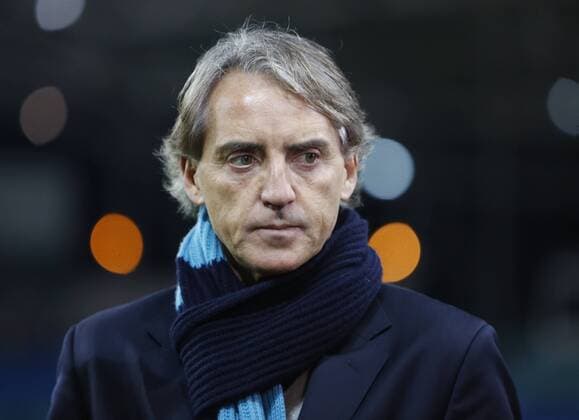 08 03 2018 xtgx Football Europe League RB Leipzig Zenit St Petersburg emspor v l Roberto Mancini Zenit St Petersburg Coach Portrait Portrait Single Picture Leipzig
