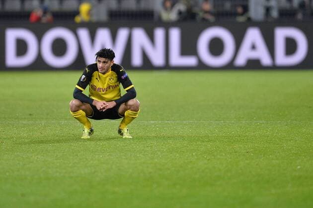 Soccer Europa League Round of 16 Borussia Dortmund FC Salzburg on 08 03 2018 at Signal Iduna Park in Dortmund Mahmoud Dahoud Dortmund xTTx