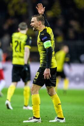 Marcel Schmelzer Borussia Dortmund 29 in the Europa League Round of 16 between Borussia Dortmund and FC Salzburg on 08 03 2018 Dortmund Copyright: xSchuelerx xEibnerx-xPressefotox EP_JSE