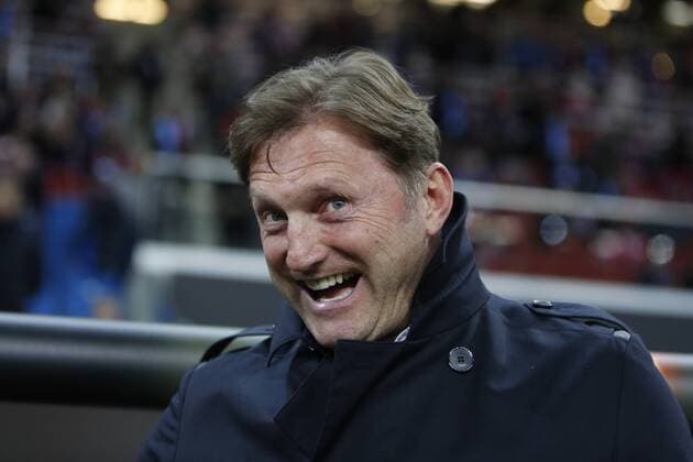 08 03 2018 xtgx Football Europe League RB Leipzig Zenit St Petersburg emspor v l Ralph Hasenhüttl Leipzig Coach Portrait Portrait single smiles happy positive smile smile Leipzig