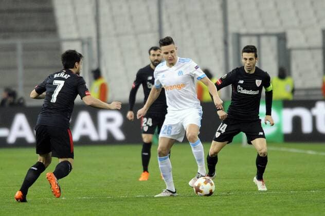 Thauvin (OM) FOOTBALL : Marseille vs Athletico Bilbao - Europa League - 08 03 2018 FranckPennant Panoramic 