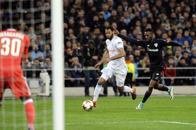 Rolando (OM) FOOTBALL : Marseille vs Athletico Bilbao - Europa League - 08 03 2018 FranckPennant Panoramic 