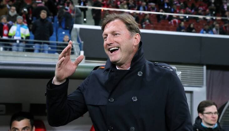 RB Leipzig St Petersburg Soccer Euro League Leipzig 08 03 2018 Red Bull Arena Soccer UEFA Euro League Round of 16 First leg RB Leipzig vs Zenit St Petersburg Pictured coach Ralph Hasenhüttl Hasenhuettl RB Leipzig