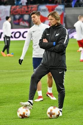 Anatoliy Tymoshchuk Co Manager Zenit St Petersburg re RB Leipzig vs Zenit St Petersburg Soccer UEFA Europa League 08 03 2018 Leipzig Copyright: xEIBNER BertxHarzerx EP_BHR