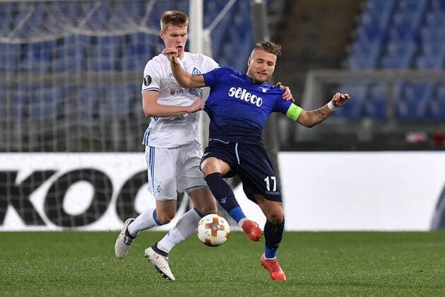 Bilder des Tages - SPORT Mykita Burda Dinamo, Ciro Immobile Lazio Roma 08-03-2018 Stadio Olimpico Football Europa League 2017 2018 Round of 32 Lazio - Dinamo Kiev Foto Antonietta Baldassarre Insidefoto antoxbalda