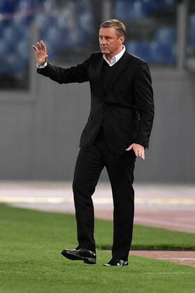 Aleksandr Khatskevich Dinamo coach Roma 08-03-2018 Stadio Olimpico Football Europa League 2017 2018 Round of 32 Lazio - Dinamo Kiev Foto Antonietta Baldassarre Insidefoto antoxbalda