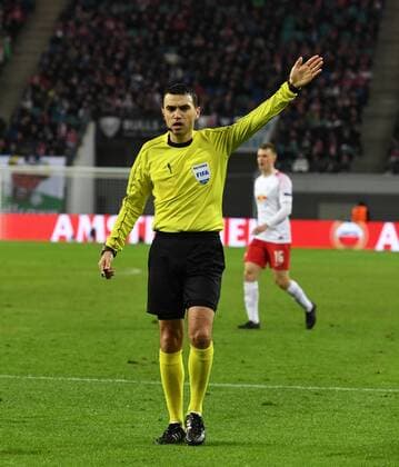Soccer Mens Season 2017 2018 Europa League Eighth Final First Leg RB Leipzig Zenit St Petersburg Referee Ovidiu Hategan Romania 08 03 2018 Copyright: xMatthiasxKochx