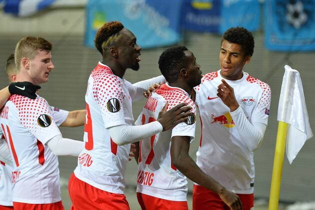 RB Leipzig Team Roja Bruma RB Leipzig 2 v RB Leipzig vs Zenit St Petersburg Soccer UEFA Europa League 08 03 2018 Leipzig Copyright: xEIBNER BertxHarzerx EP_BHR