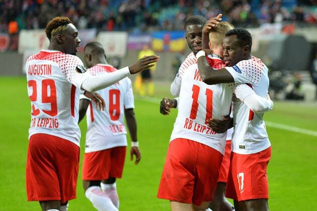 RB Leipzig Team Roja RB Leipzig vs Zenit St Petersburg Soccer UEFA Europa League 08 03 2018 Leipzig Copyright: xEIBNER BertxHarzerx EP_BHR