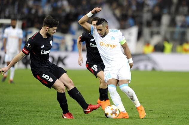 Payet (OM) FOOTBALL : Marseille vs Athletico Bilbao - Europa League - 08 03 2018 FranckPennant Panoramic 