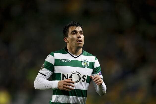March 8, 2018 - Lisbon, Portugal - Sporting s midfielder Marcos Acuna during UEFA Europa League football match between Sporting CP vs FC Viktoria Plzen, in Lisbon, on March 8, 2018. Sporting Lisbon v Viktoria Plzen - UEFA Europa League Round of 16: First Leg  - ZUMAn230 20180308_zaa_n230_684 Copyright: xCarlosxPalmax