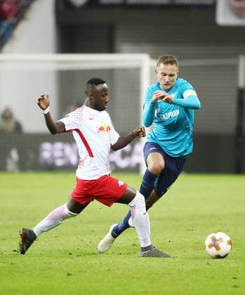 RB Leipzig St Petersburg Soccer Euro League Leipzig 08 03 2018 Red Bull Arena Soccer UEFA Euro League Round of 16 First leg RB Leipzig vs FK Zenit St Petersburg 2 1 0 0 Pictured here l Naby Keita 8 RB Leipzig and DomenicoÊCriscito 4 Zenit