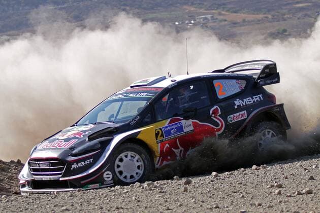 The British driver Elfyn Evans and his co-driver Daniel Barritt, of the M Ford World Rally Team, participate in their Yaris WRC Motorsport Rallye WM car during the practice round of the Rally of Mexico, on the section of Llano Grande, in Leon, Guanajuato, Mexico, 08 March 2018. RALLY OF MÉXICO !ACHTUNG: NUR REDAKTIONELLE NUTZUNG!  Copyright: xMarioxCastillox MEX15 20180308-636561490317004039