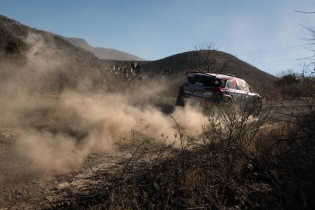 WRC, Rallye Mexiko Finnish Jari Huttunen drives his Hyundai i20 at the Mexico Rally 2018 in Leon, Guanajuato, Mexico, 10 March 2018. Rally Mexico 2018 !ACHTUNG: NUR REDAKTIONELLE NUTZUNG!  Copyright: xMarioxCastillox LEO001 20180310-636563097620367035