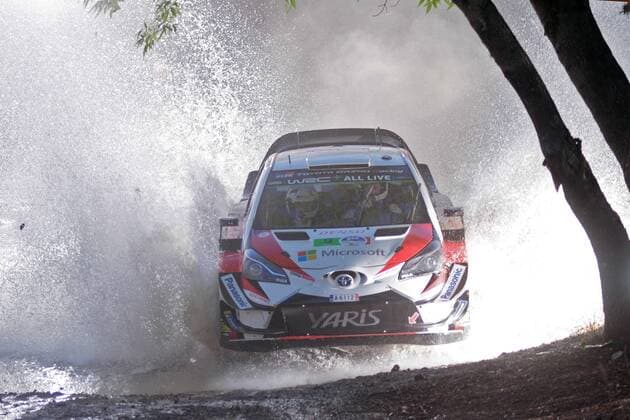 WRC, Rallye Mexiko Finnish Esapekka Lappi and co-pilot Janne Ferm drive their Yaris WRC Motorsport Rallye WM during the Mexico Rally 2018 in Leon, Guanajuato, Mexico, 10 March 2018. Rally Mexico 2018 !ACHTUNG: NUR REDAKTIONELLE NUTZUNG!  Copyright: xMarioxCastillox LEO010 20180310-636563101006788527