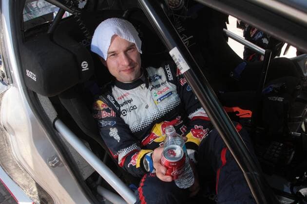 Finnish co-driver Mikko Markula rests during the Mexico Rally 2018 in Leon, Guanajuato, Mexico, 10 March 2018. Rally Mexico 2018 !ACHTUNG: NUR REDAKTIONELLE NUTZUNG!  Copyright: xMarioxCastillox LEO013 20180310-636563154821758527