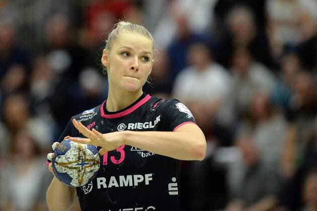 Shenia Minevskaja TuS Metzingen at the throw Handball 1 Bundesliga Women HSG Bad Wildungen Vipers vs TuS Metzingen 10 03 2018 Bad Wildungen Copyright: xSippel xEibner-Pressefotox EP_rsl