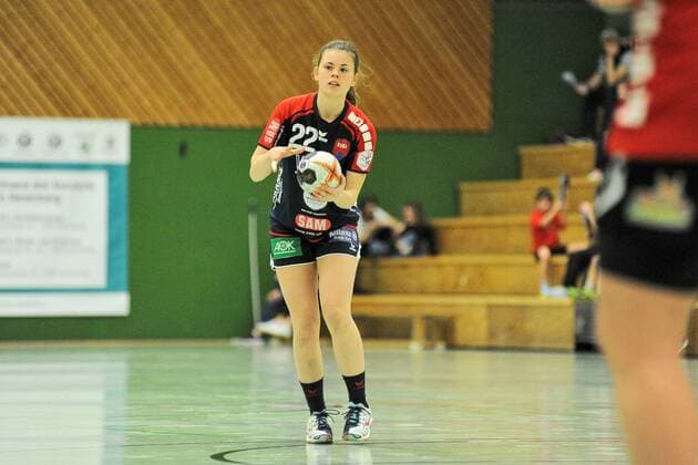 Marie Christine Beddies SG H2Ku Herrenberg Kuties 22 SG H2Ku Herrenberg Kuties Handball League Stage 10 03 2018 Photo TBaur Eibner Herrenberg Copyright: xBaur xEibner-Pressefotox EP_Toba
